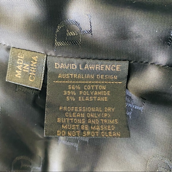 DAVID LAWRENCE 2 Piece Suit - Jacket & Pants - Sz 6 - Picture 11 of 16